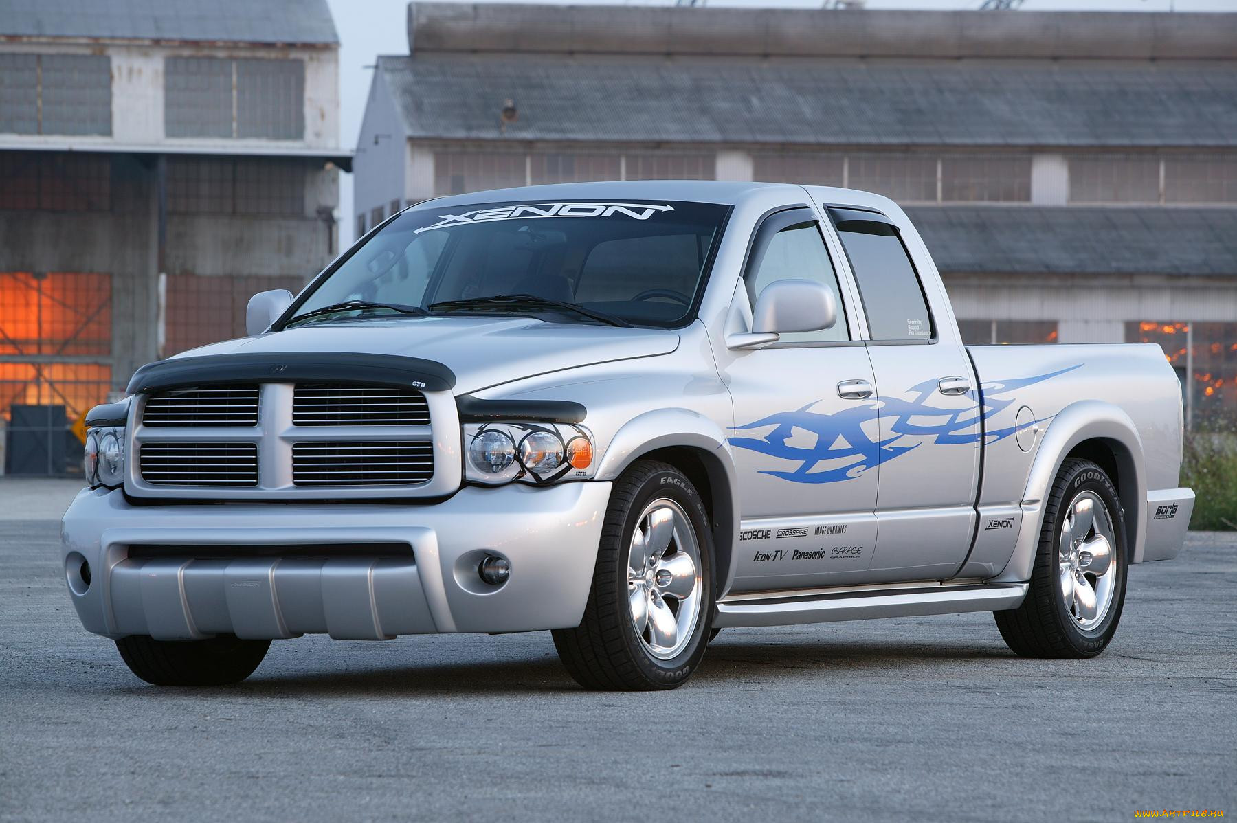, custom, pick, up, truck